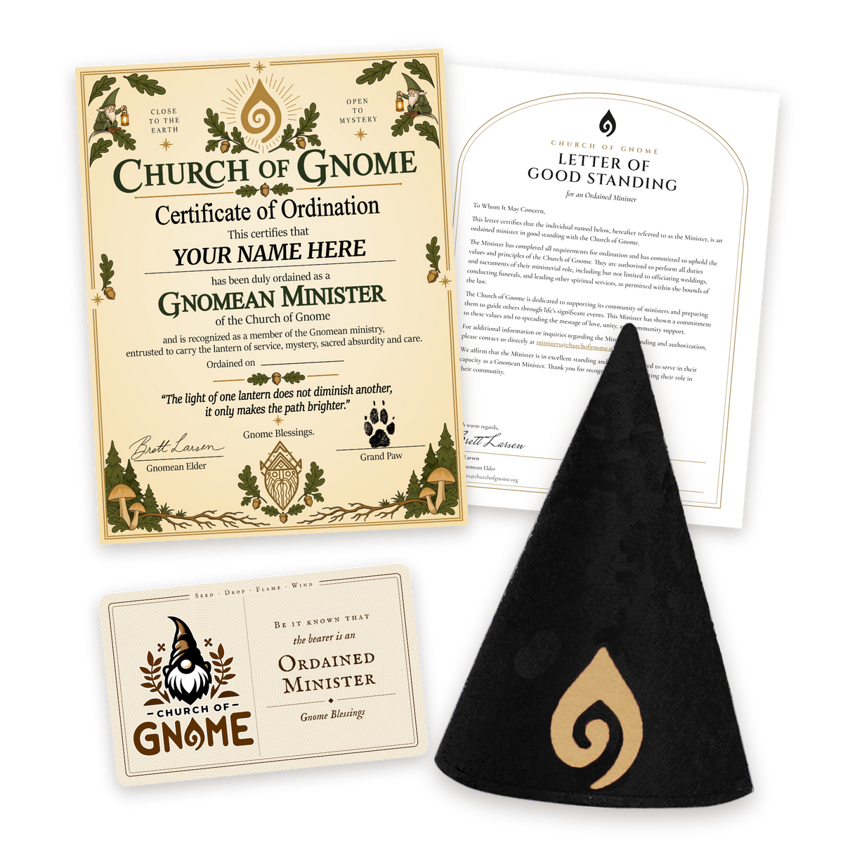 Gnome Hat Ordainment Package