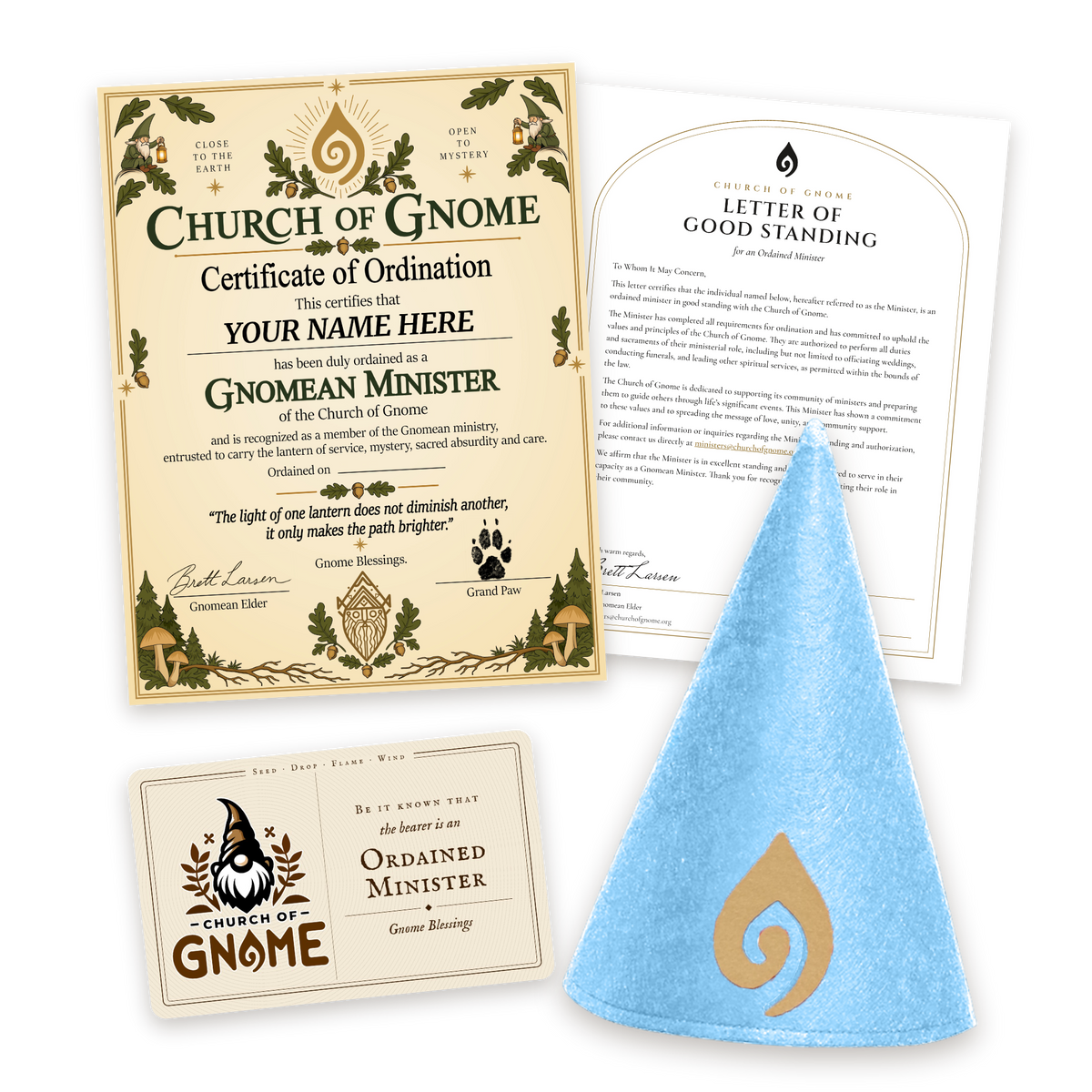 Gnome Hat Ordainment Package