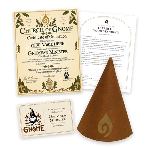 Gnome Hat Ordainment Package