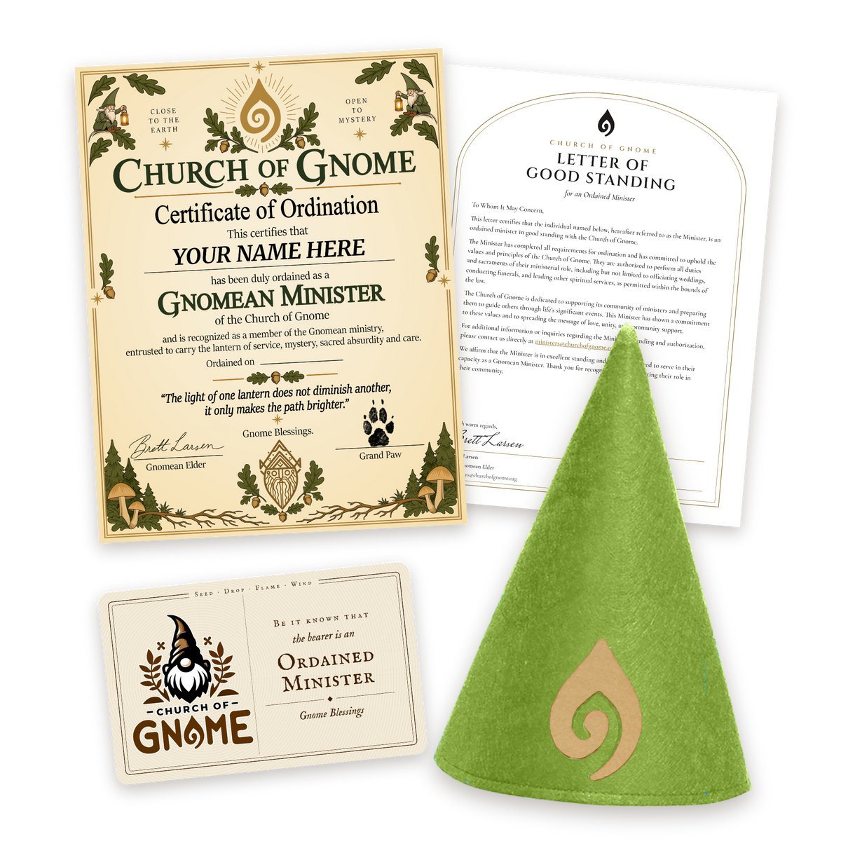 Gnome Hat Ordainment Package