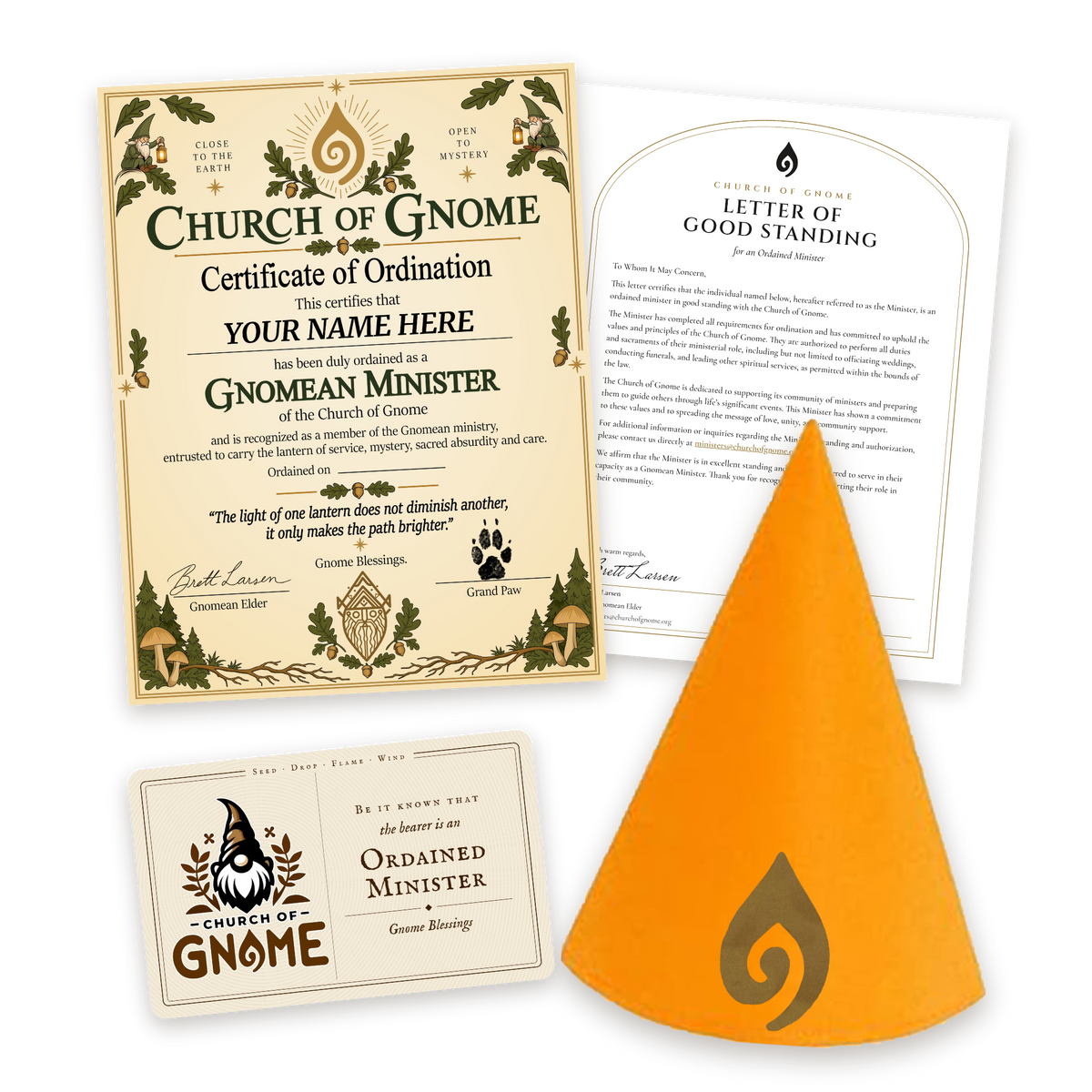 Gnome Hat Ordainment Package