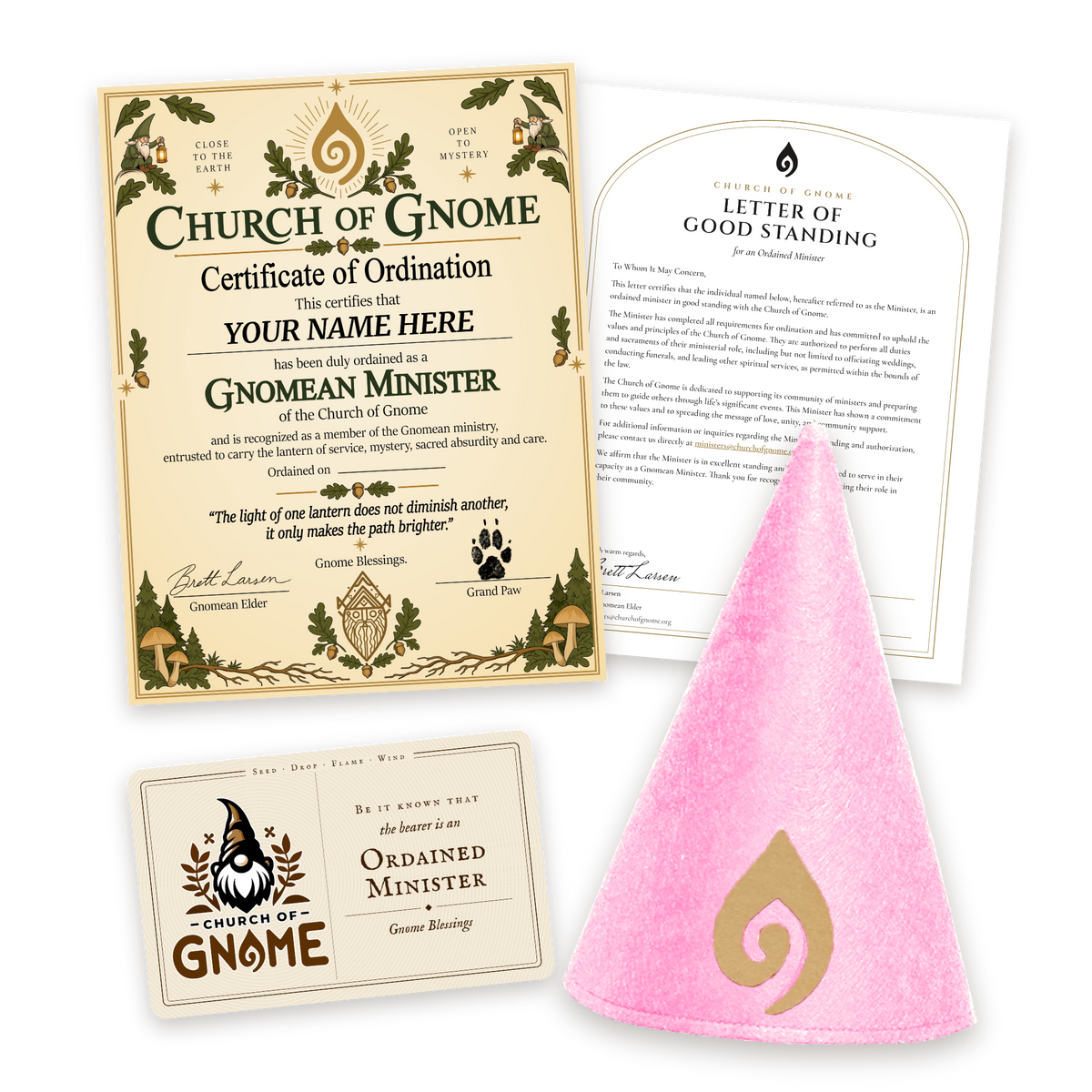 Gnome Hat Ordainment Package