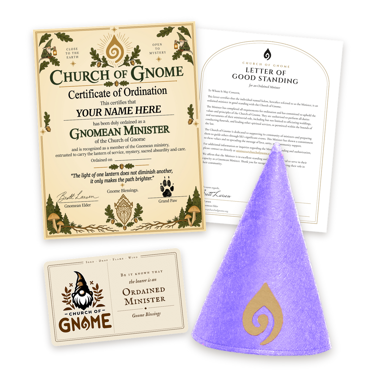 Gnome Hat Ordainment Package