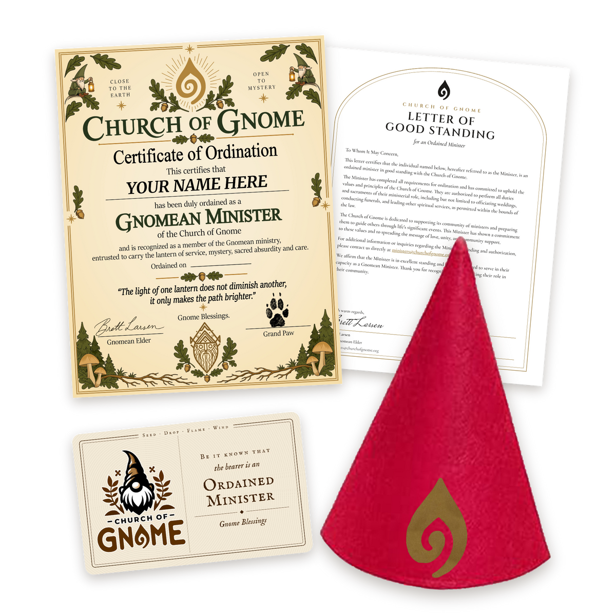 Gnome Hat Ordainment Package