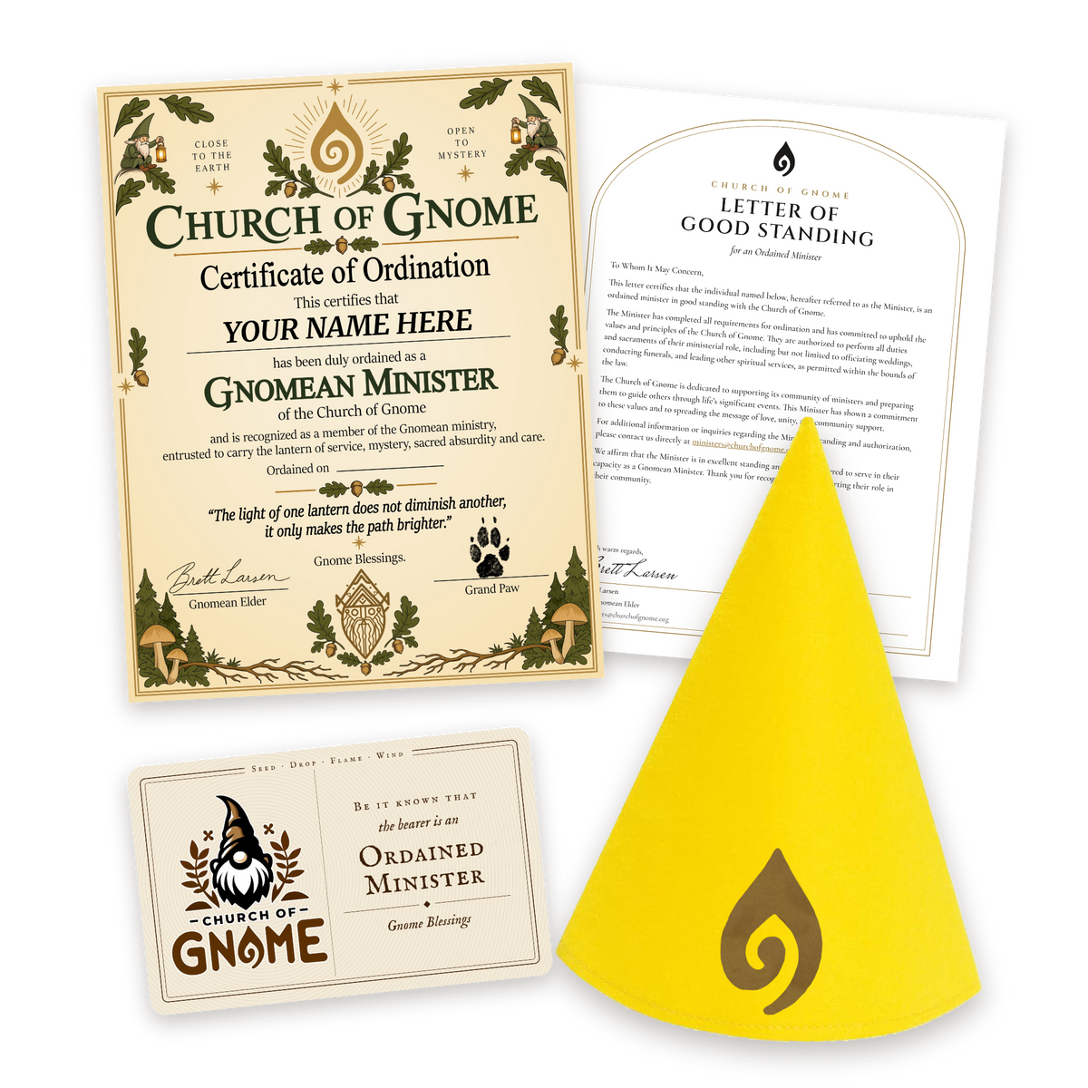 Gnome Hat Ordainment Package