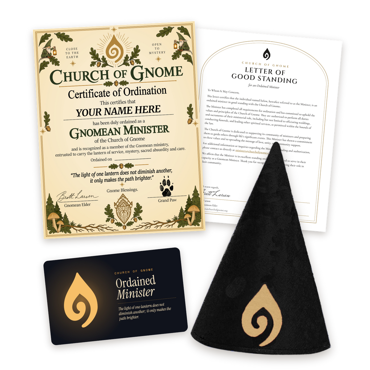 Gnome Hat Ordainment Package