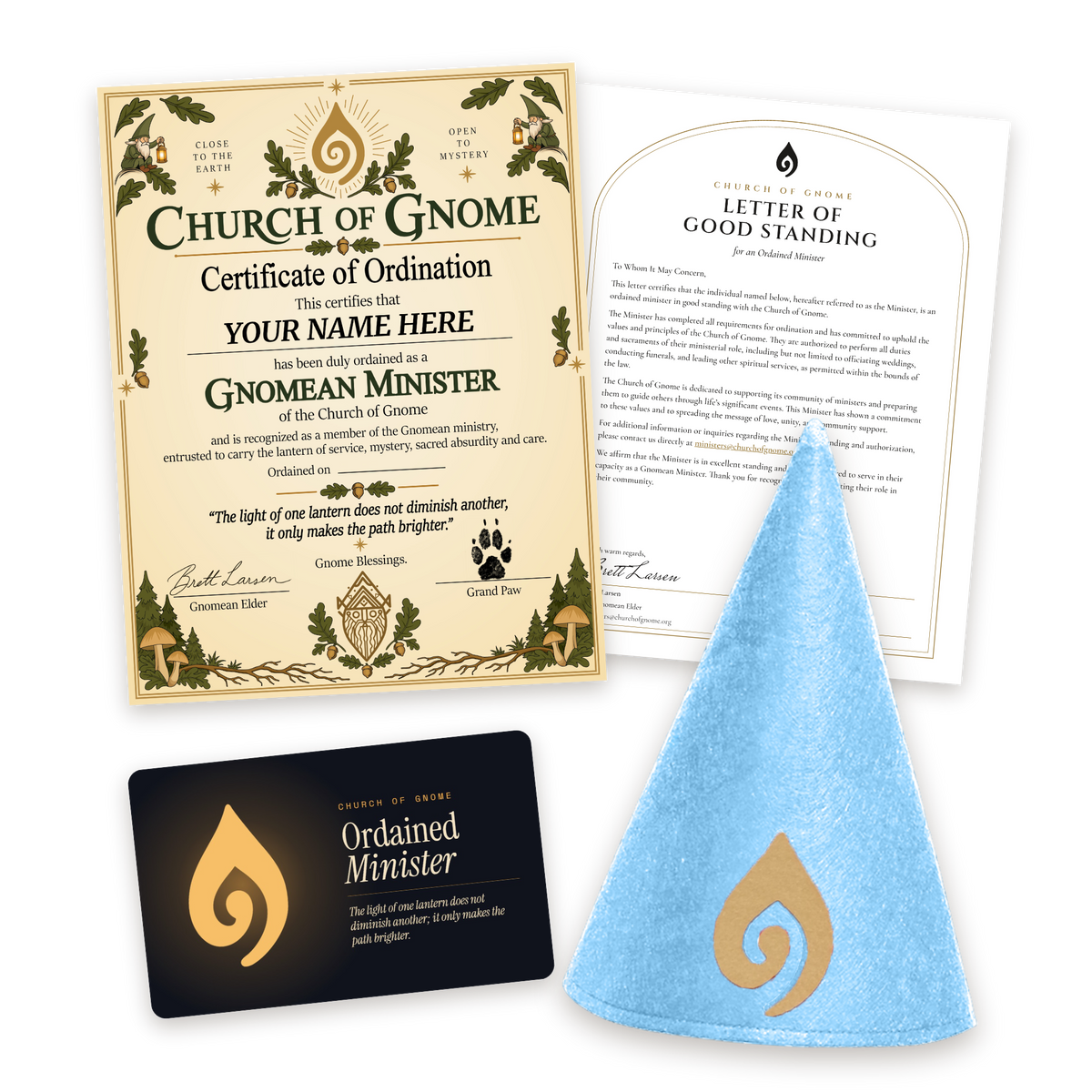 Gnome Hat Ordainment Package