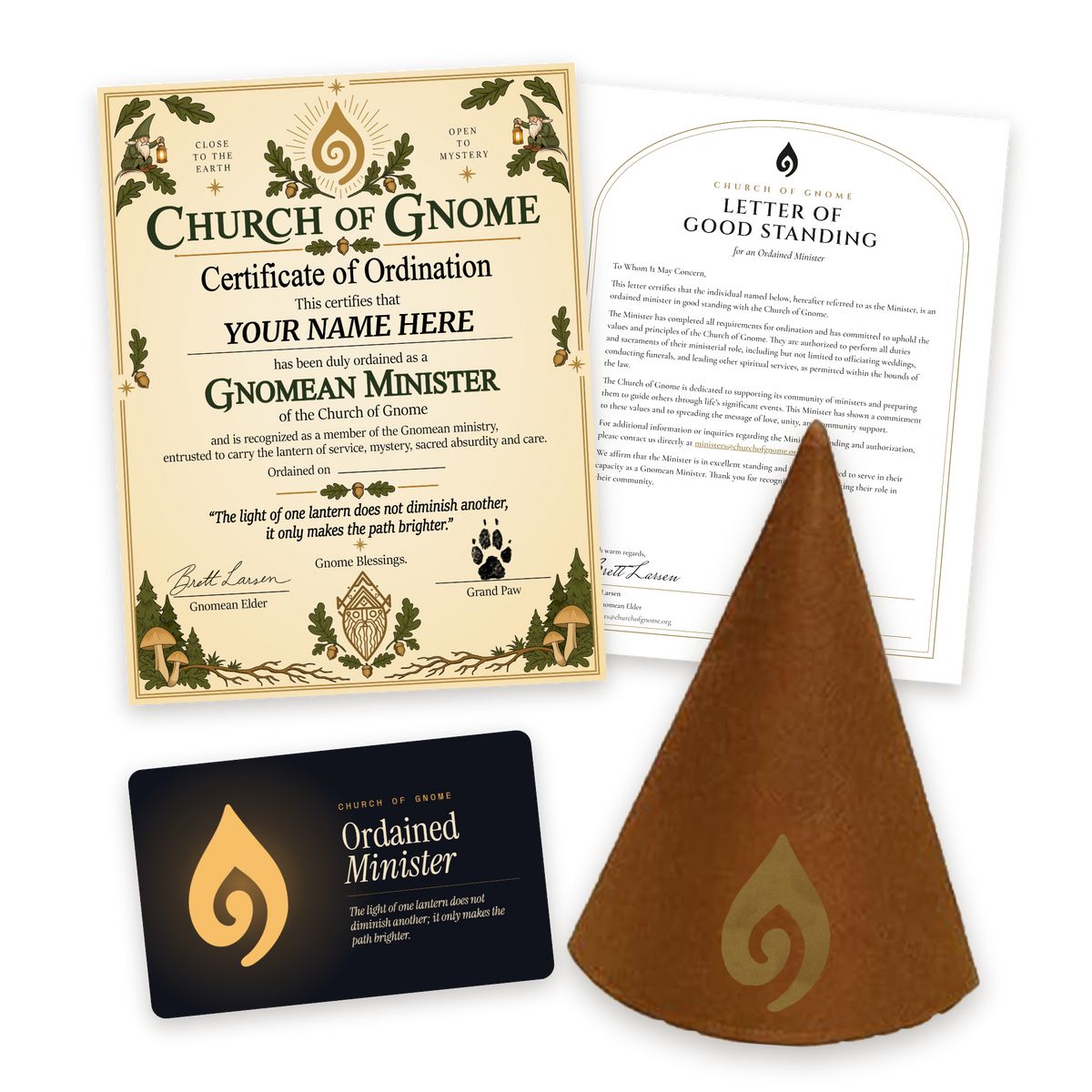 Gnome Hat Ordainment Package