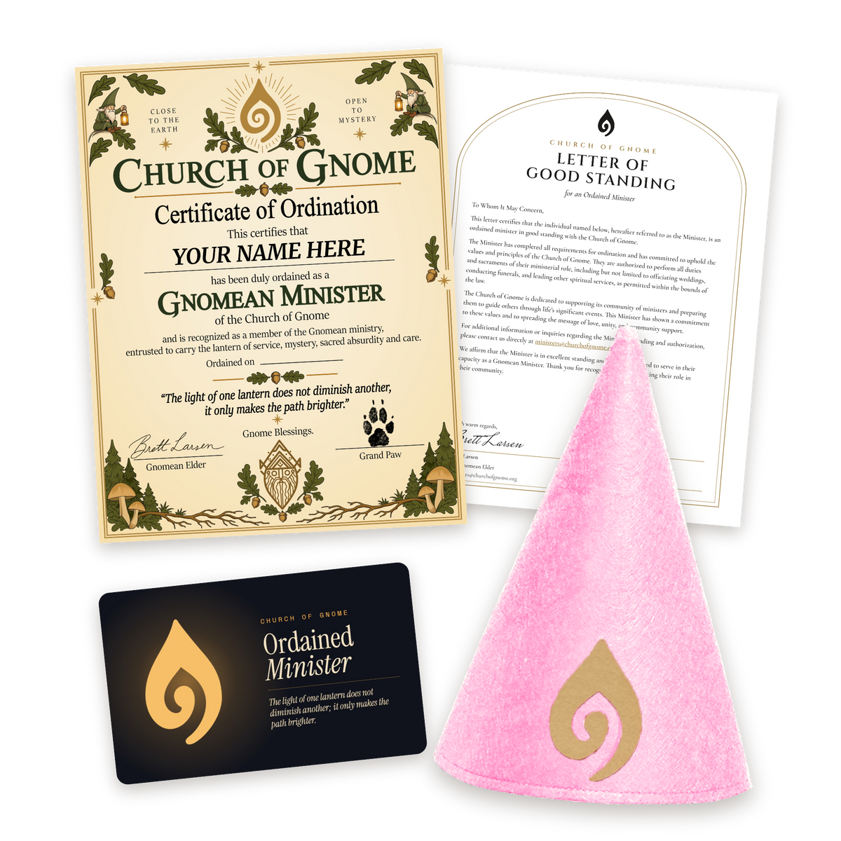 Gnome Hat Ordainment Package