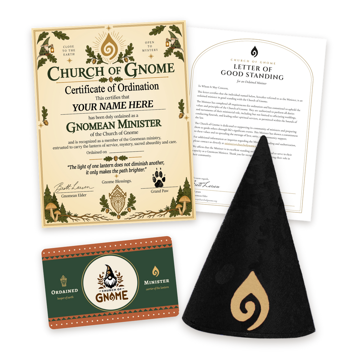 Gnome Hat Ordainment Package