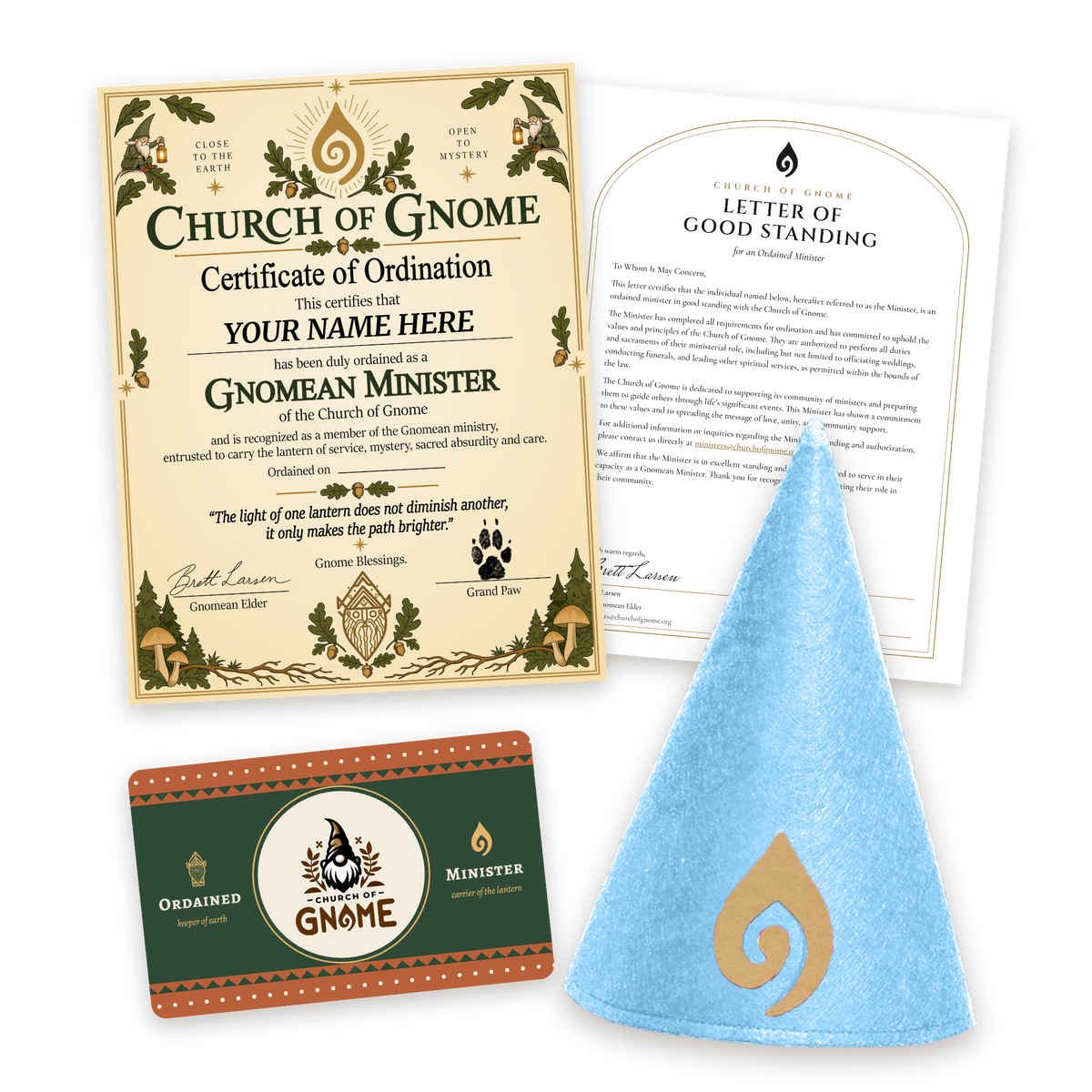 Gnome Hat Ordainment Package