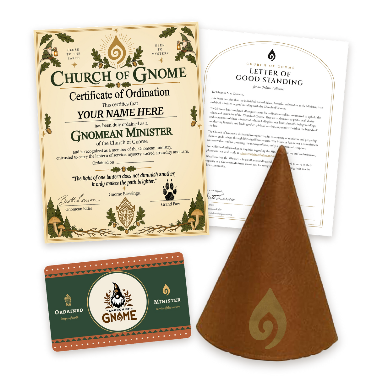 Gnome Hat Ordainment Package