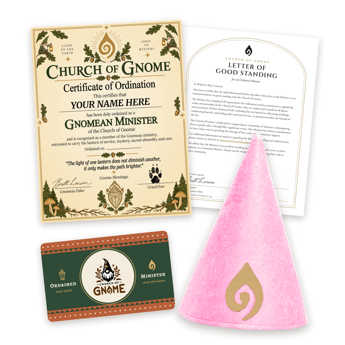 Gnome Hat Ordainment Package