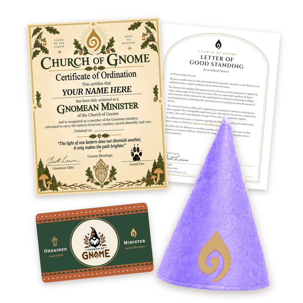 Gnome Hat Ordainment Package