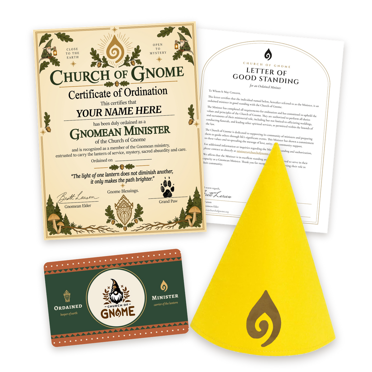 Gnome Hat Ordainment Package