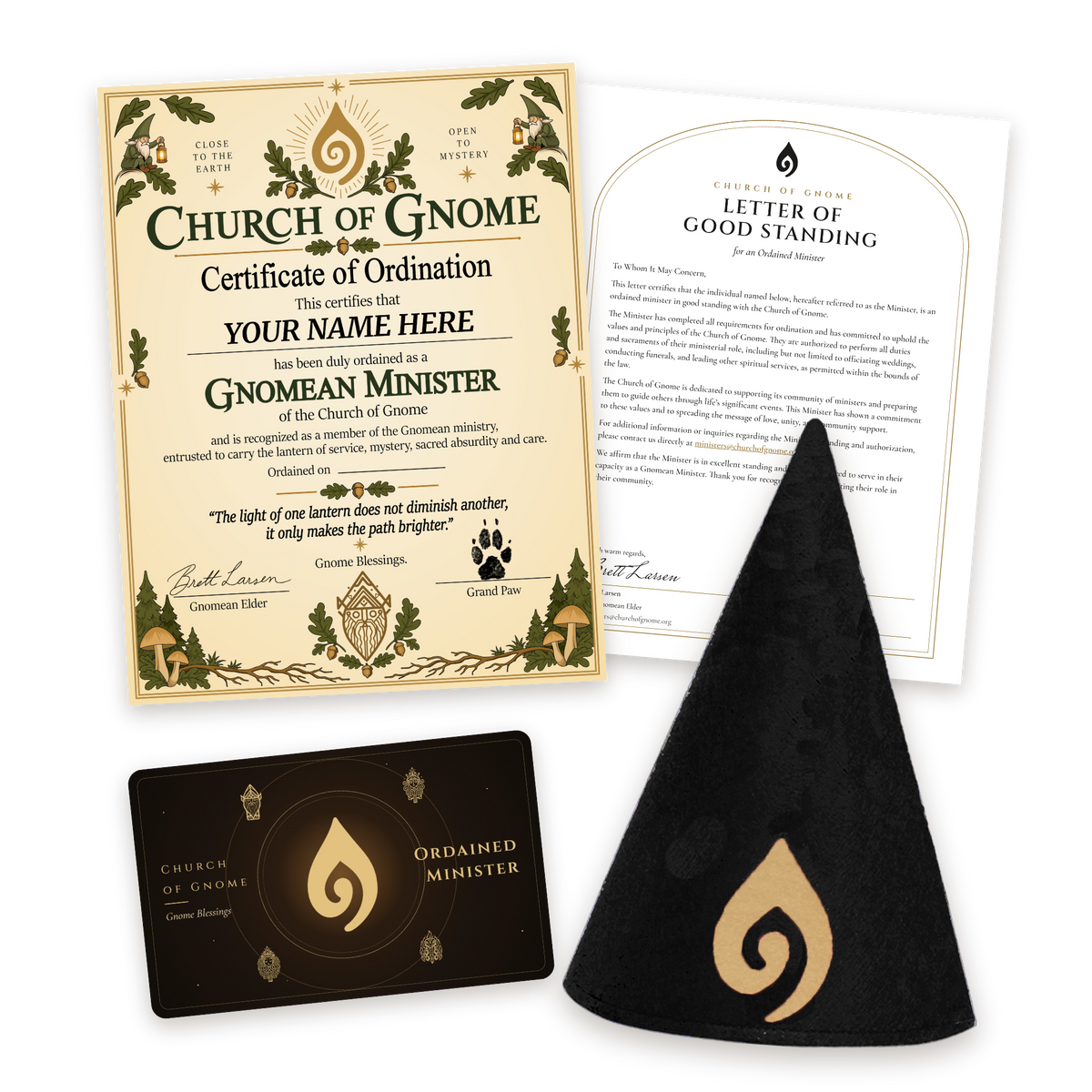 Gnome Hat Ordainment Package