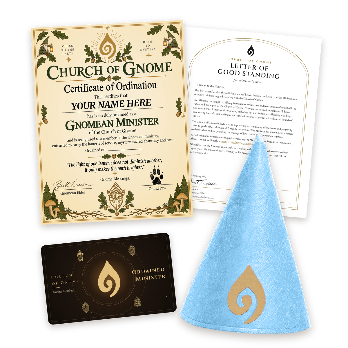 Gnome Hat Ordainment Package