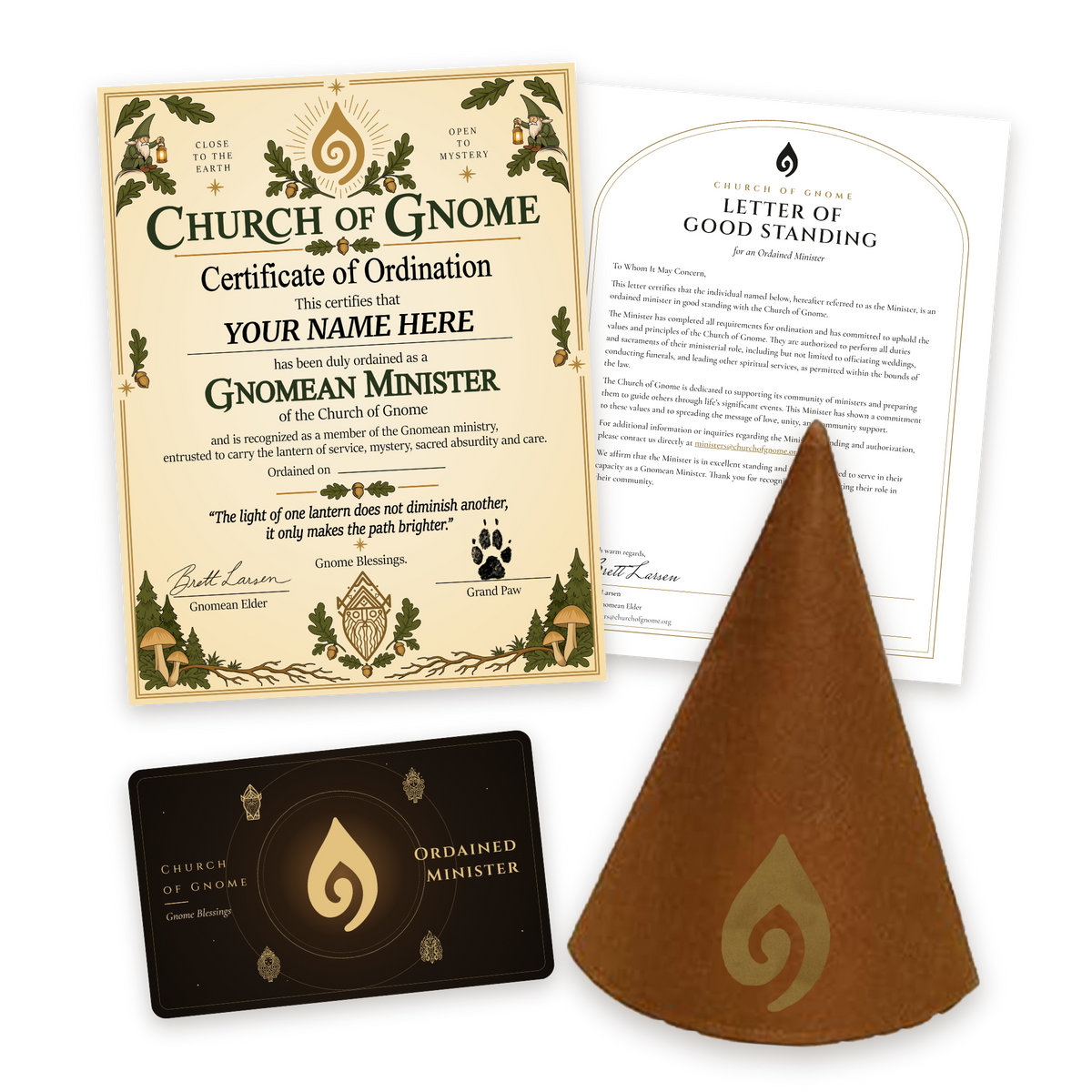 Gnome Hat Ordainment Package