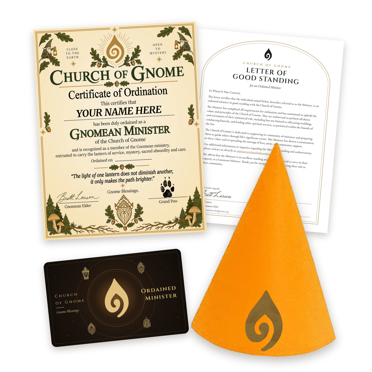 Gnome Hat Ordainment Package