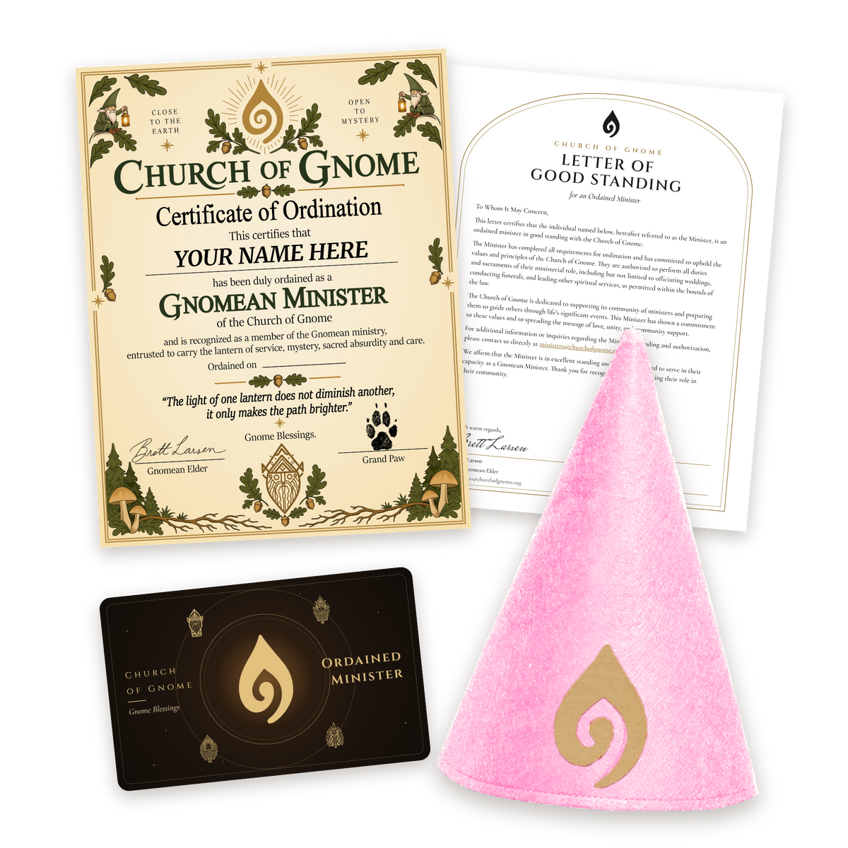 Gnome Hat Ordainment Package