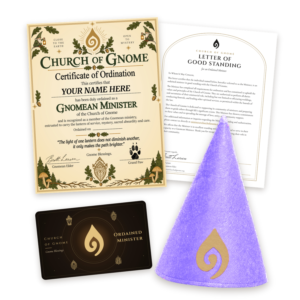 Gnome Hat Ordainment Package
