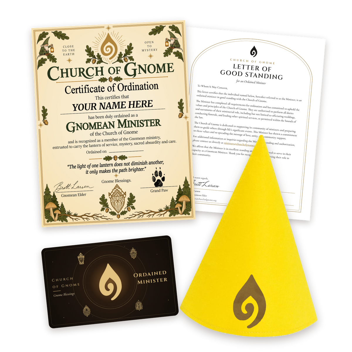 Gnome Hat Ordainment Package