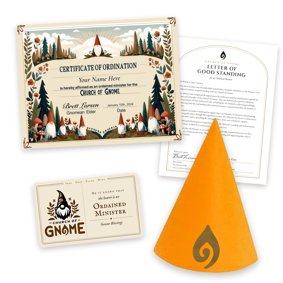 Gnome Hat Ordainment Package