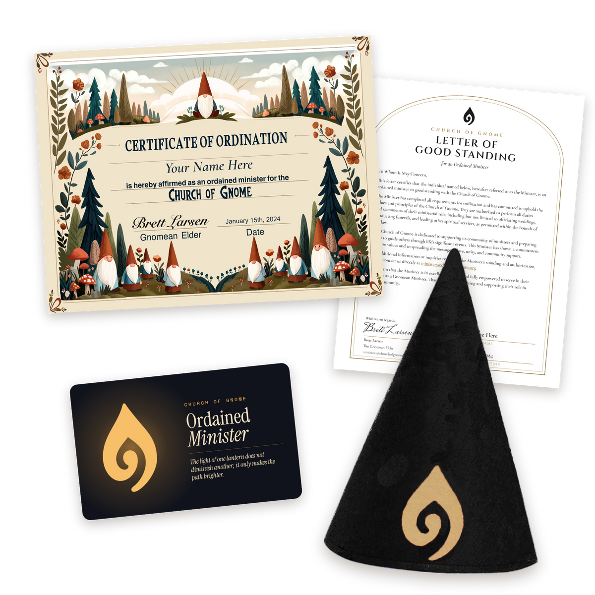 Gnome Hat Ordainment Package