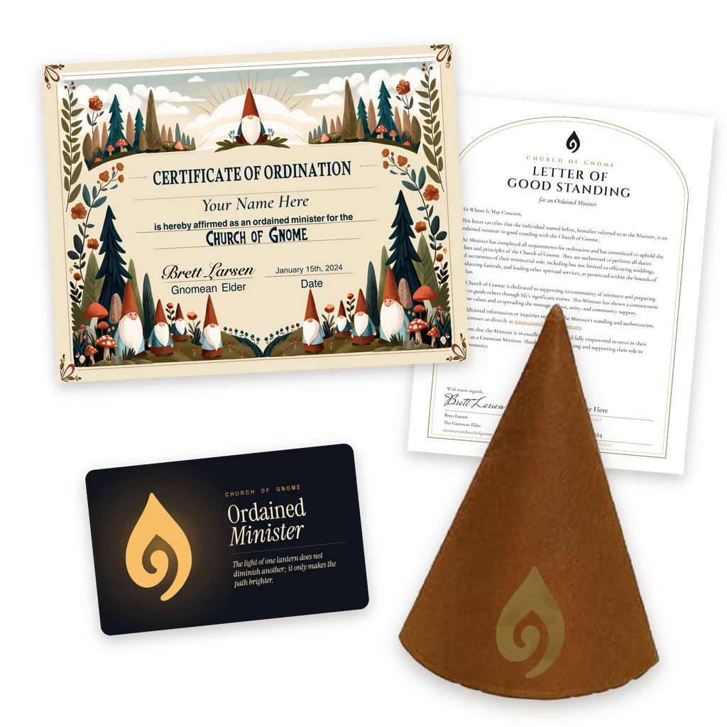Gnome Hat Ordainment Package