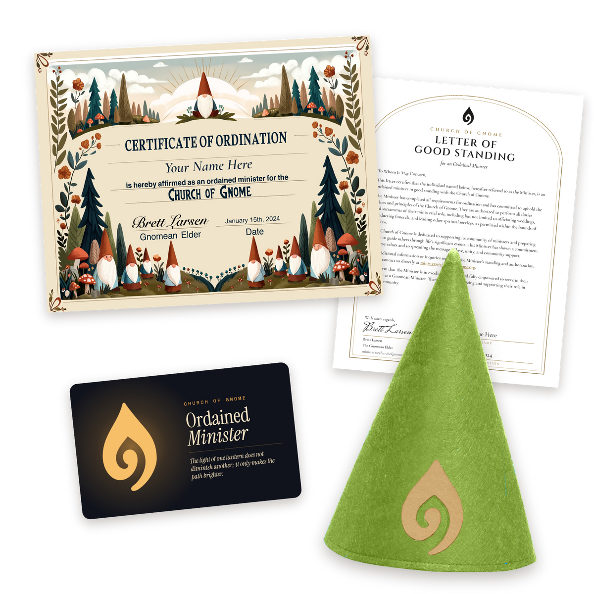 Gnome Hat Ordainment Package