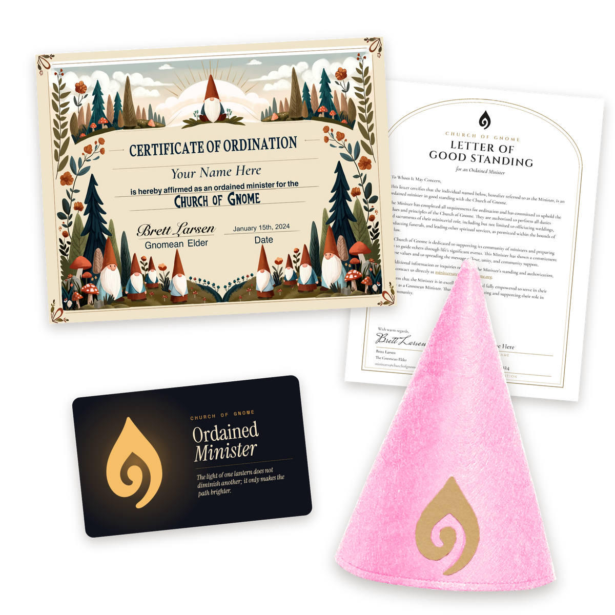 Gnome Hat Ordainment Package