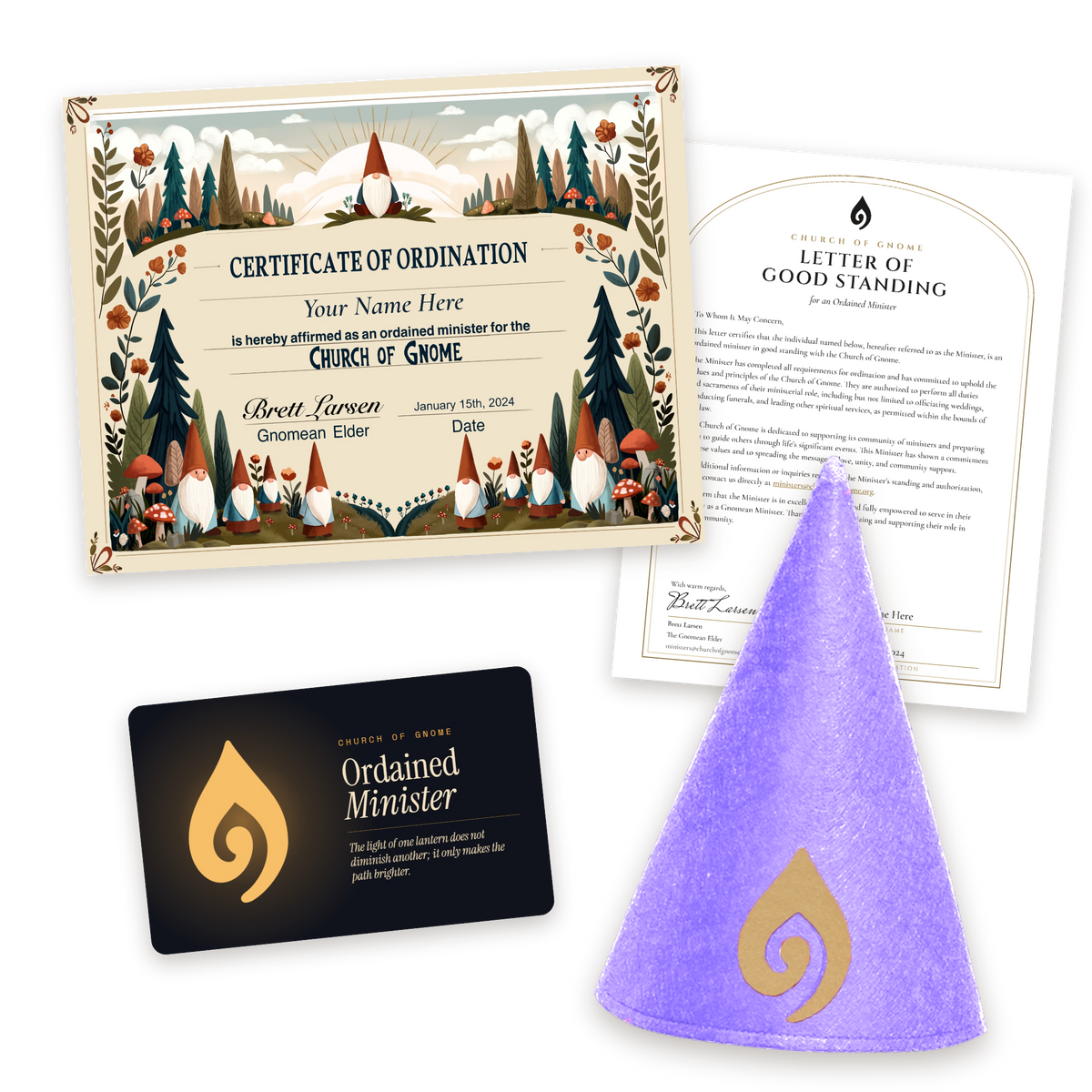 Gnome Hat Ordainment Package