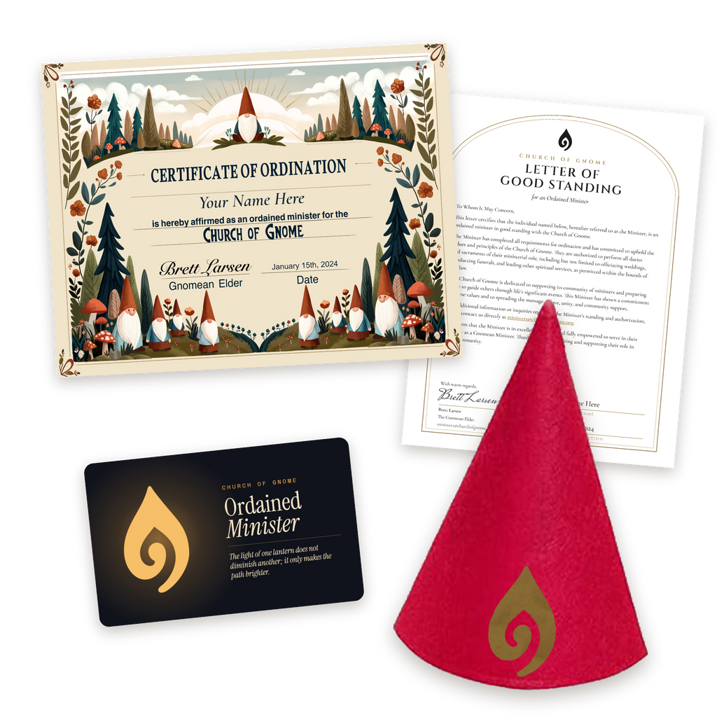 Gnome Hat Ordainment Package