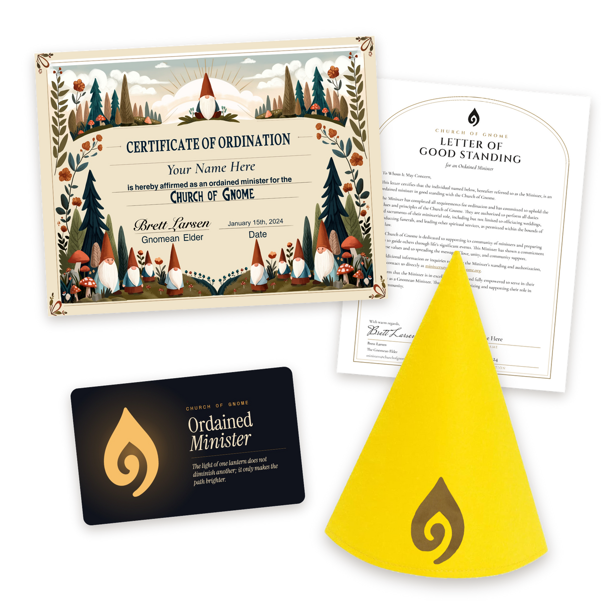 Gnome Hat Ordainment Package