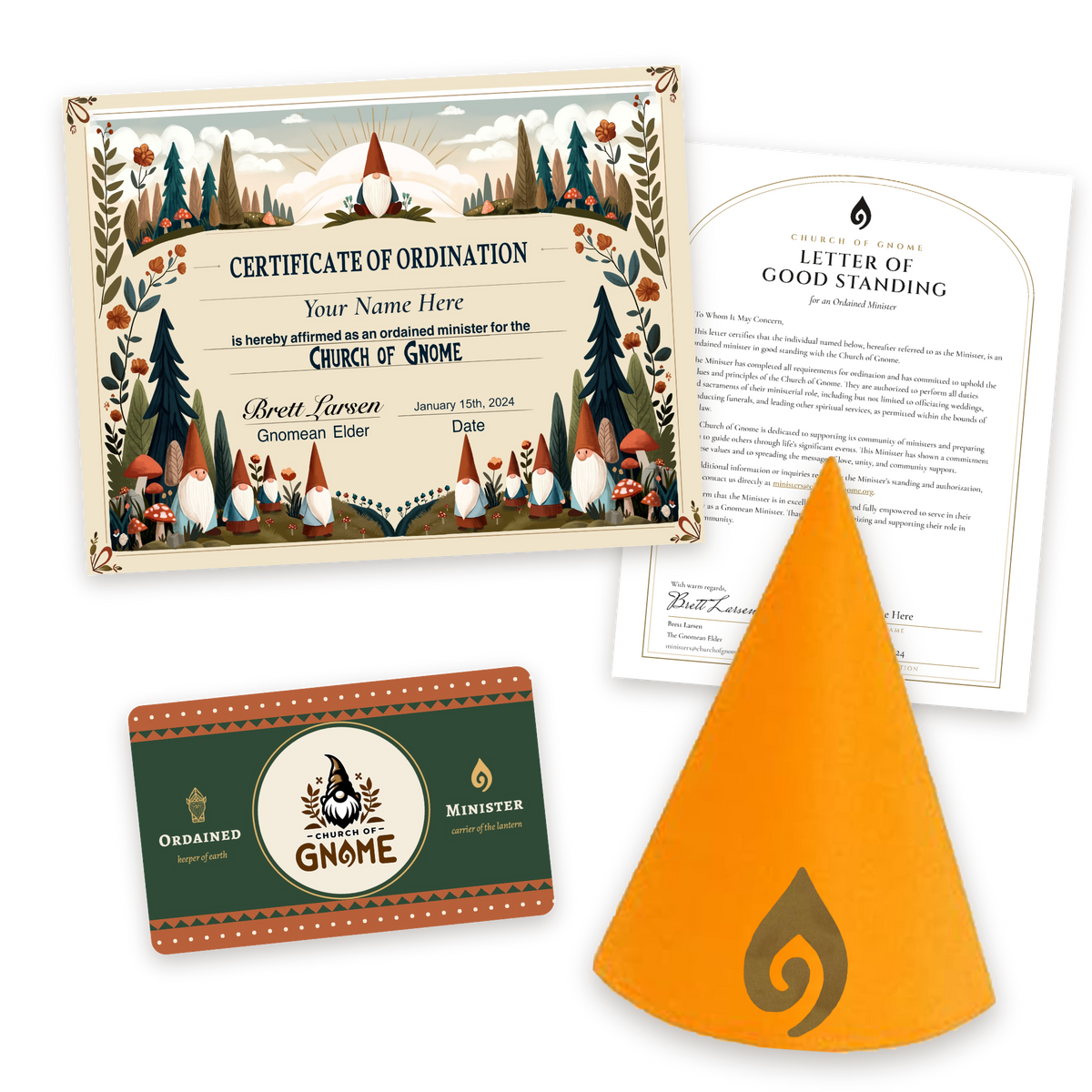 Gnome Hat Ordainment Package