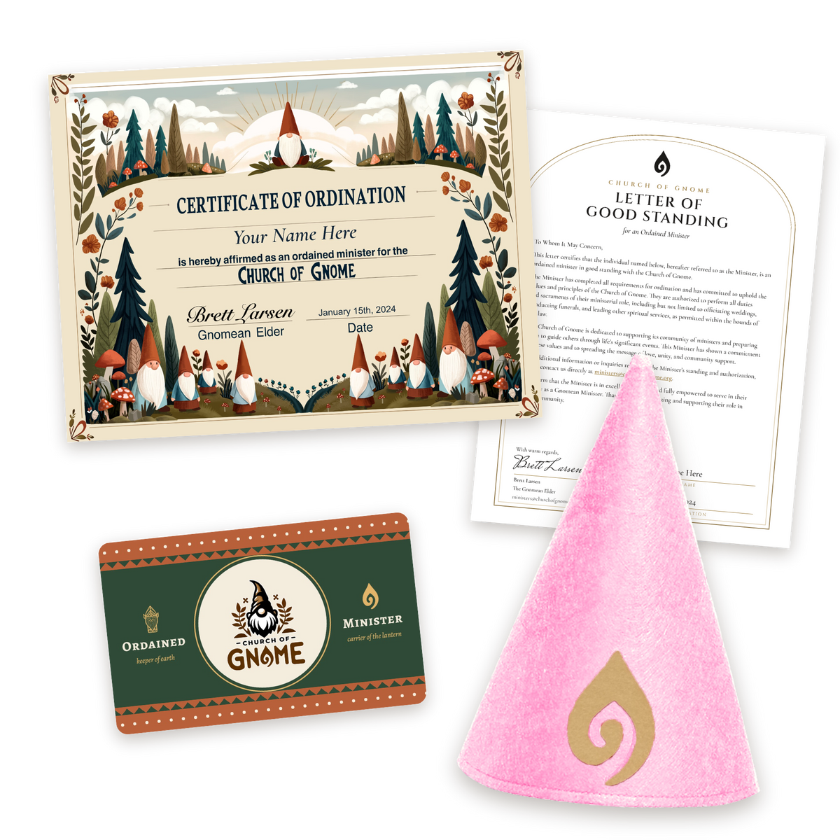 Gnome Hat Ordainment Package