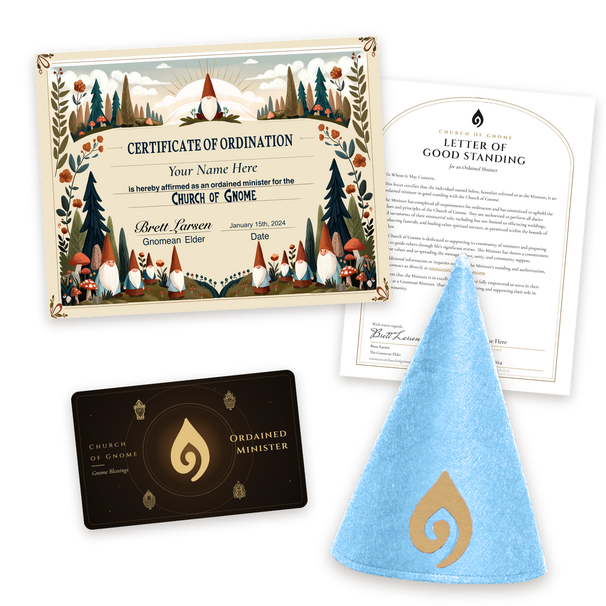 Gnome Hat Ordainment Package