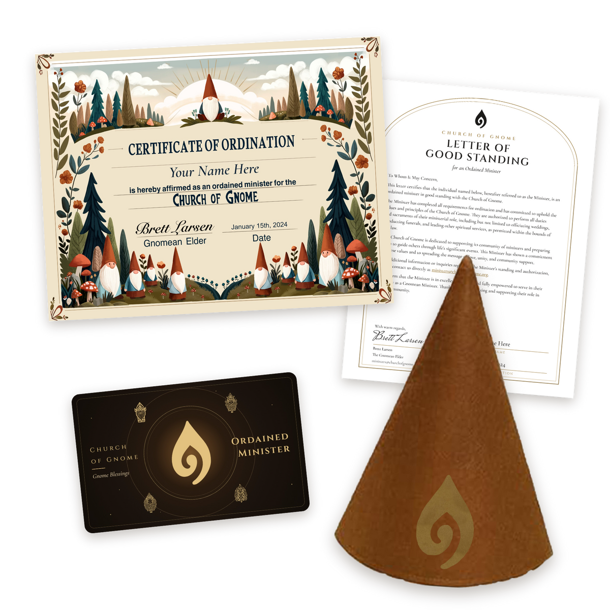 Gnome Hat Ordainment Package