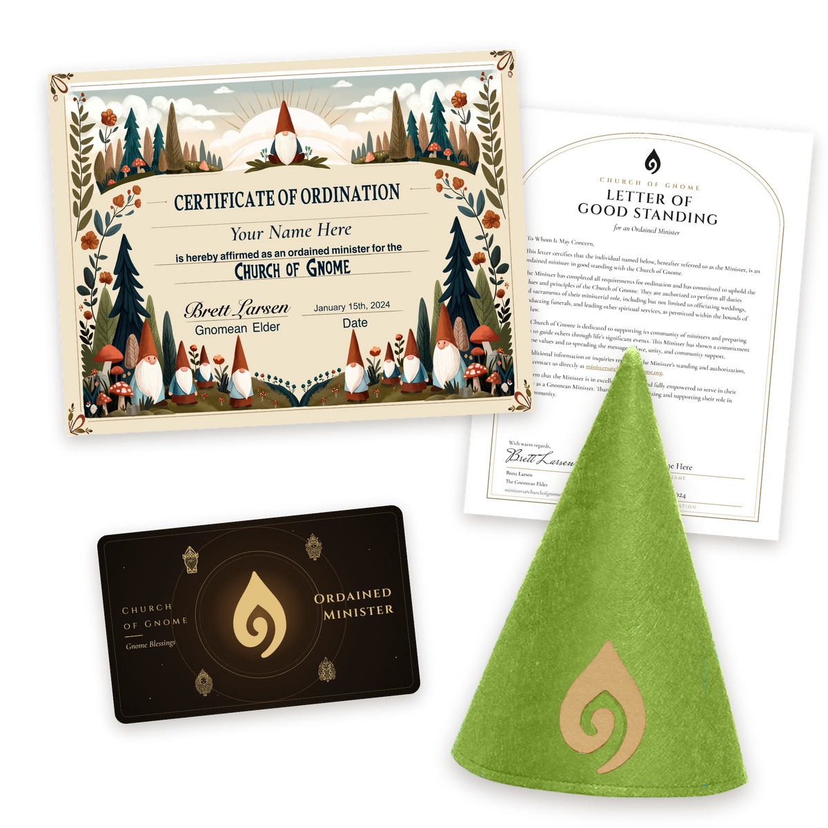 Gnome Hat Ordainment Package
