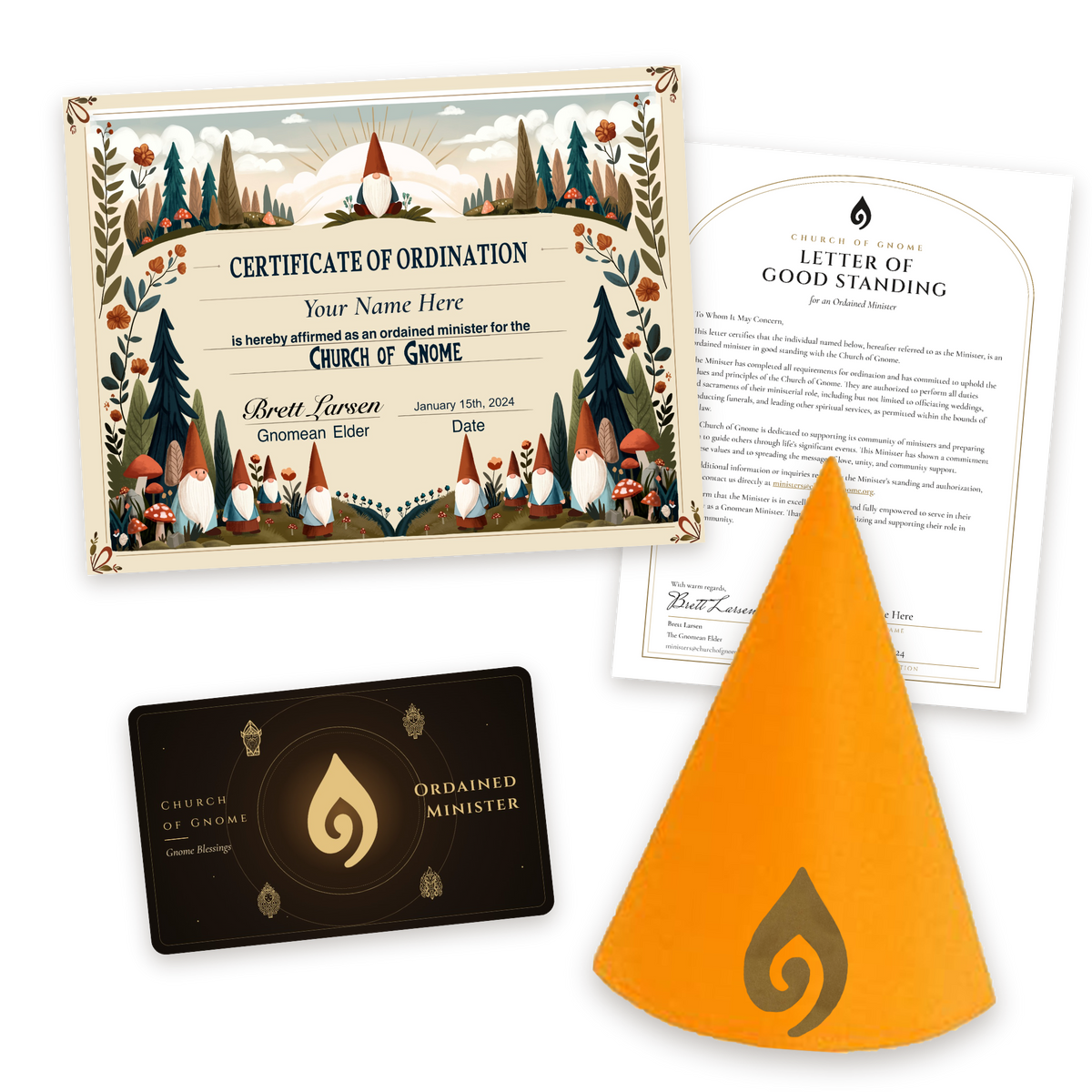 Gnome Hat Ordainment Package