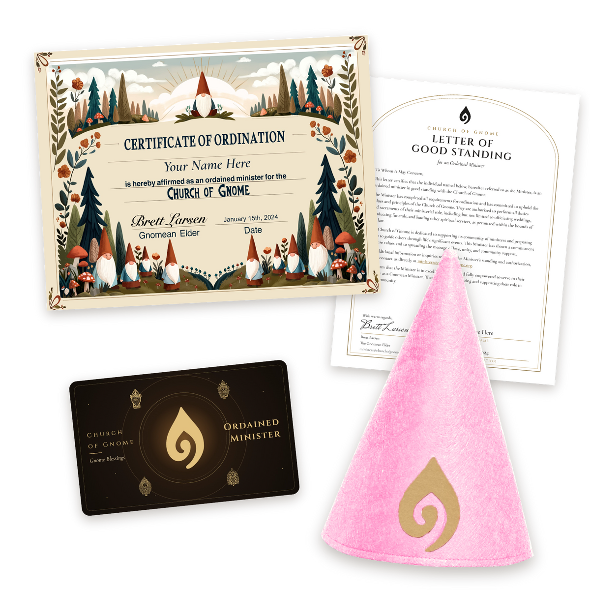 Gnome Hat Ordainment Package