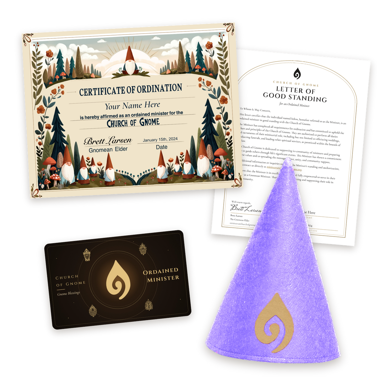 Gnome Hat Ordainment Package