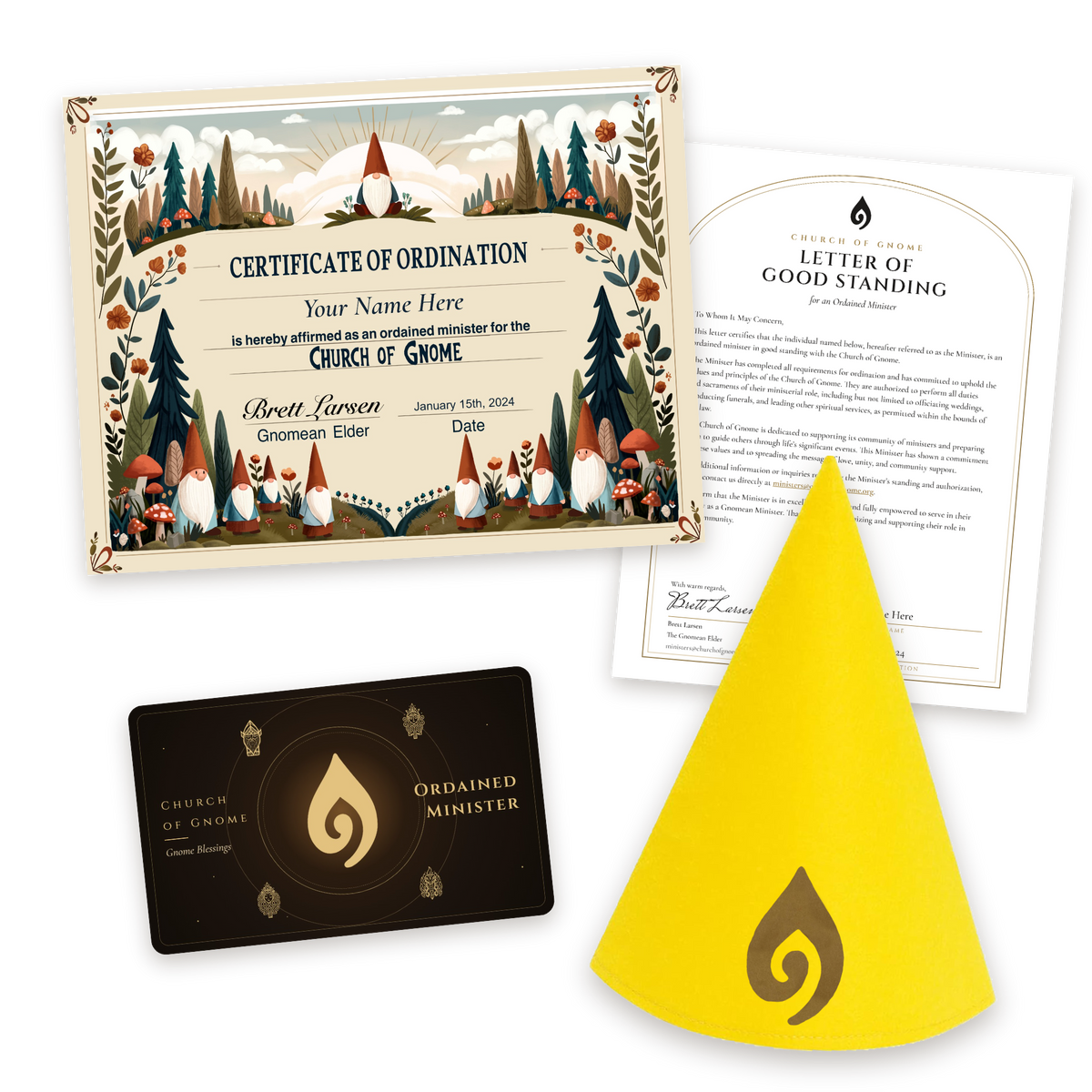 Gnome Hat Ordainment Package
