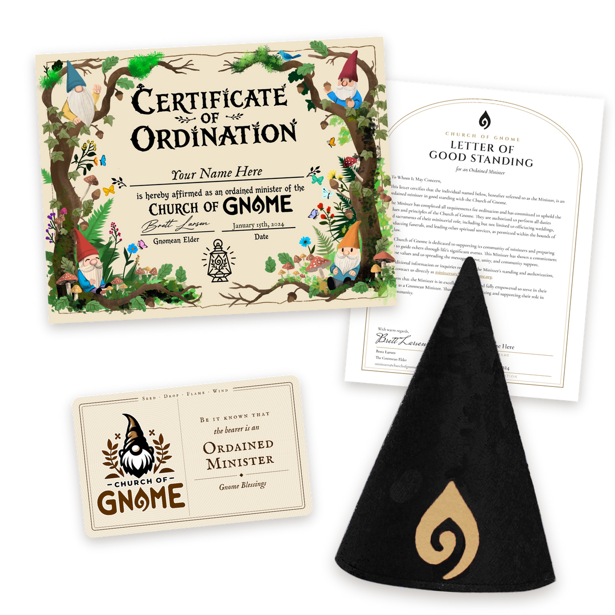Gnome Hat Ordainment Package