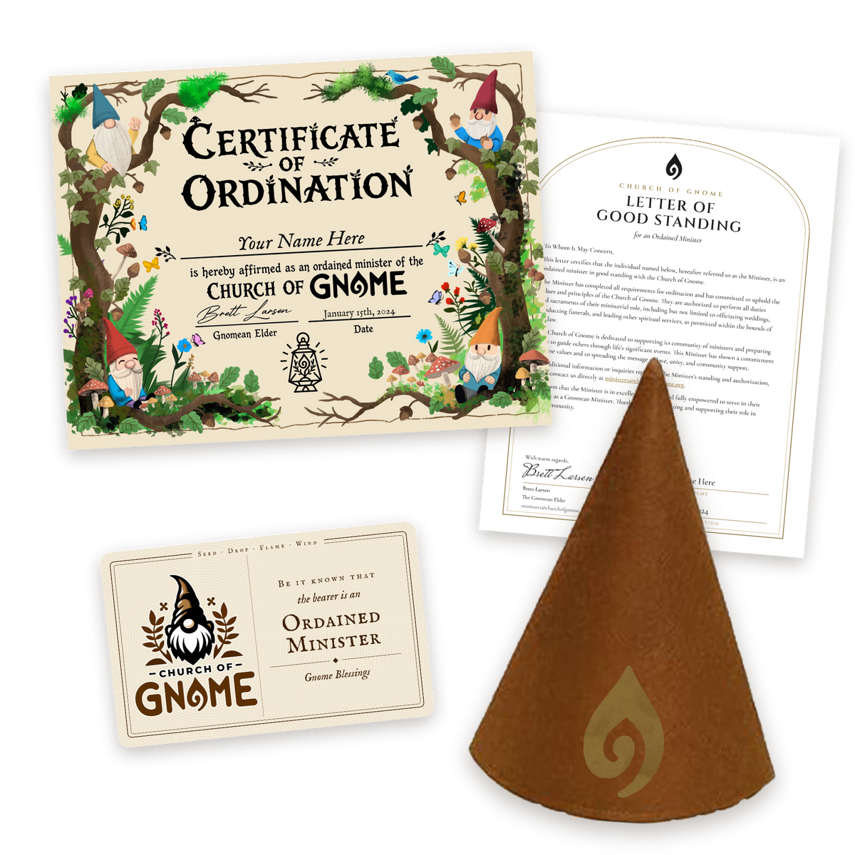 Gnome Hat Ordainment Package