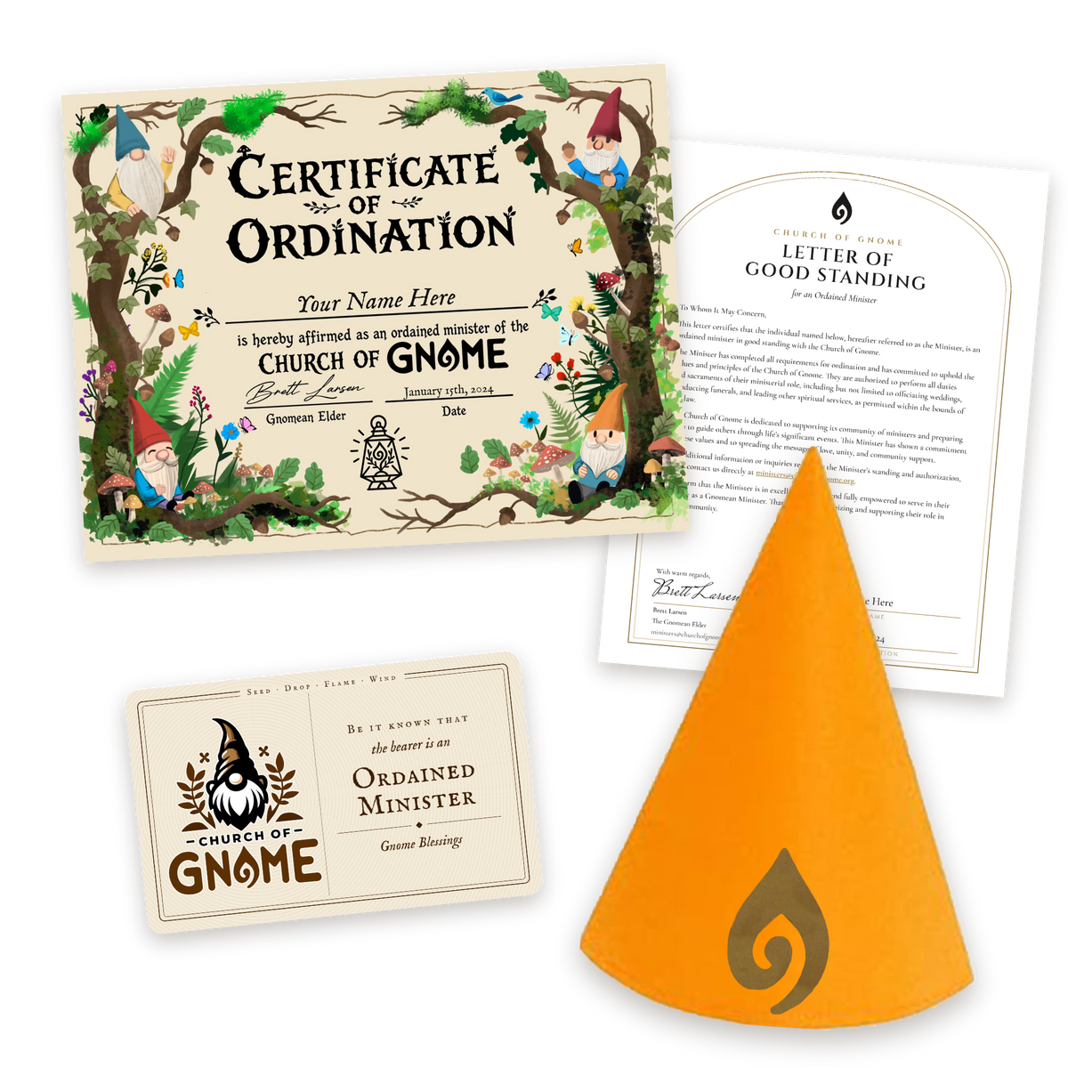 Gnome Hat Ordainment Package
