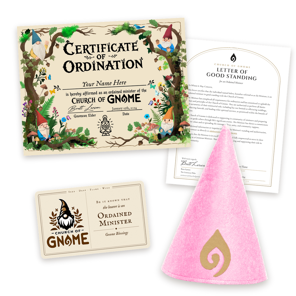 Gnome Hat Ordainment Package