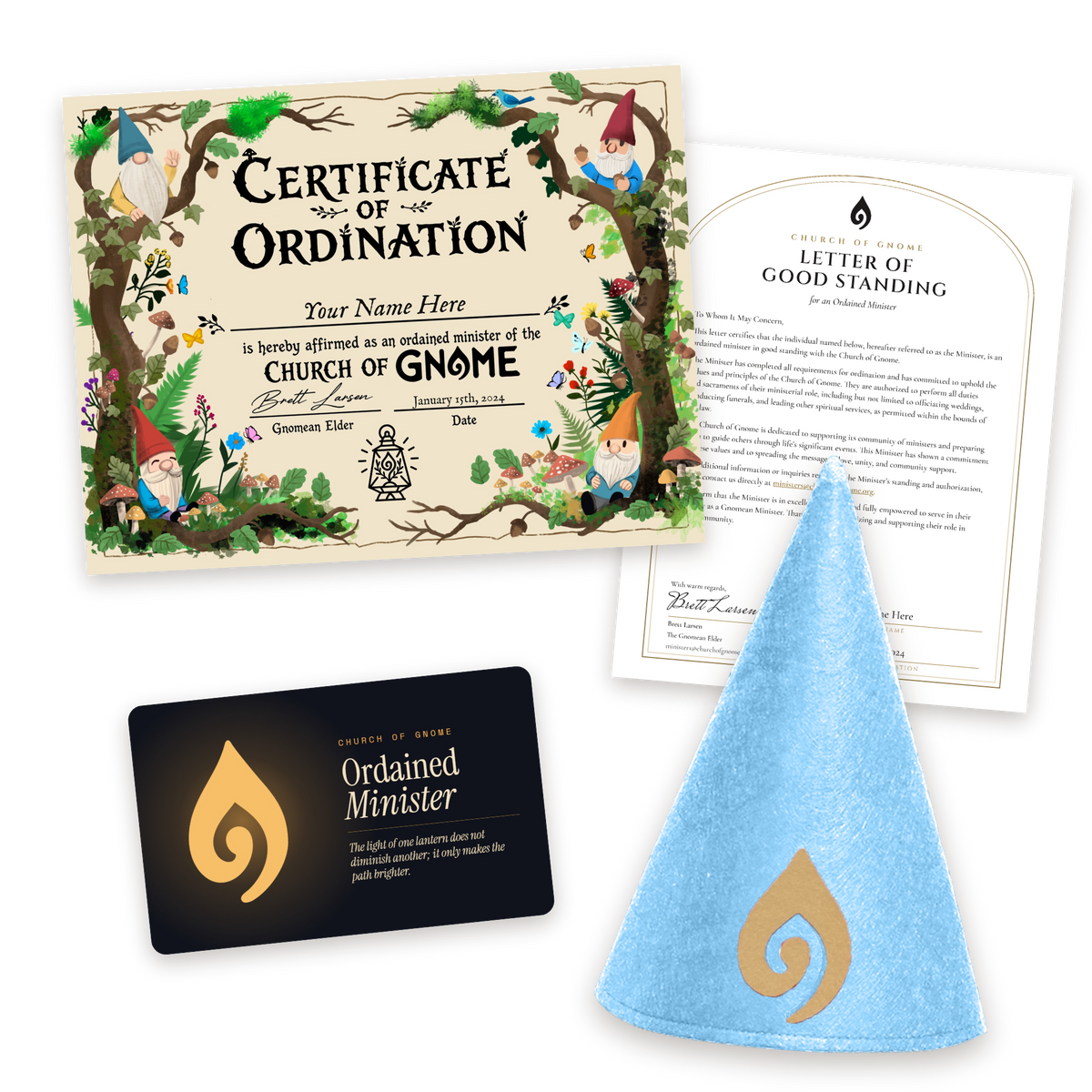 Gnome Hat Ordainment Package