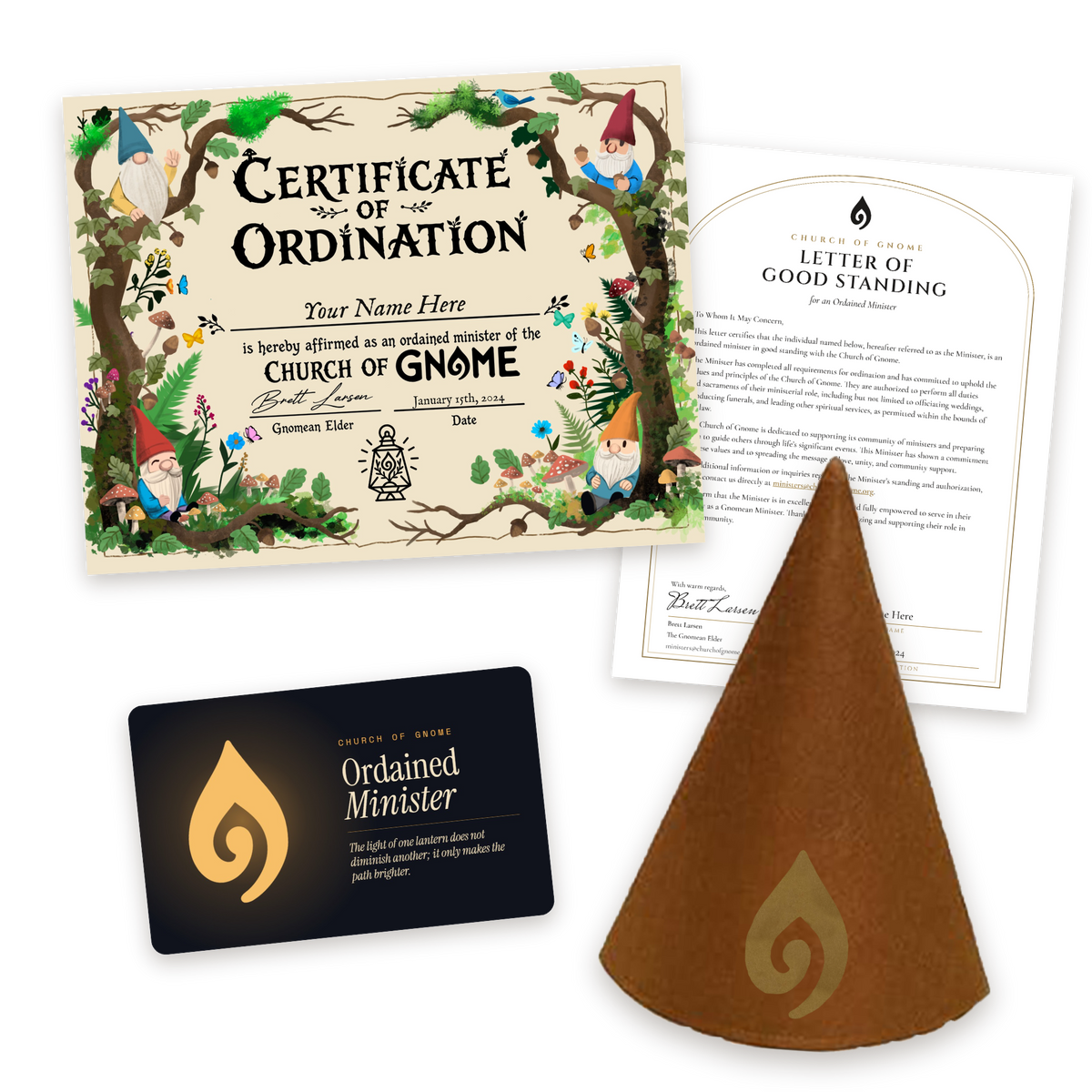 Gnome Hat Ordainment Package