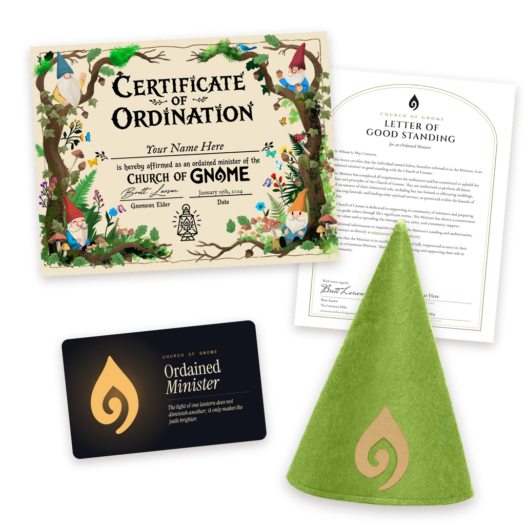 Gnome Hat Ordainment Package